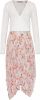 AllSaints Zelma 2 in 1 jurk met bloemenprint en bolero van wol online kopen