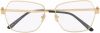 Balenciaga Oversized Geometric framed Glasses , Geel, Heren online kopen