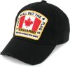 Dsquared2 D2 Patch Baseball Cap , Zwart, Heren online kopen
