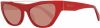 EMILIO PUCCI Mint Women Red Sunglasses Ep0111 5566Y , Rood, Dames online kopen