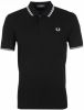Fred Perry M3600 slim fit polo van piqué katoen met getipte details online kopen
