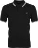Fred Perry M3600 slim fit polo van piqué katoen met getipte details online kopen
