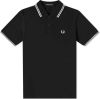 Fred Perry M3600 slim fit polo van piqué katoen met getipte details online kopen