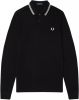 Fred Perry M3600 slim fit polo van piqué katoen met getipte details online kopen