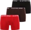 G-Star D05095 2058 3Pack Underwear Men Red, Bordeaux, Black online kopen