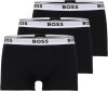 Boss Boxershort Trunk 3P met in kleur bijpassende weefband(3 stuks ) online kopen