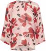 Inwear gebloemde top MareeIW roze/rood/donkerbruin/ecru online kopen