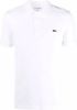 Lacoste Slim Fit Polo shirt Korte mouw wit, Effen online kopen