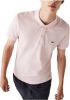 Lacoste Short Sleeved Ribbed Collar Shirt , Roze, Dames online kopen
