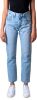 Levi's 501 high waist straight fit cropped jeans met lichte wassing online kopen