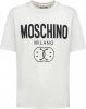 Moschino Double Smiley T shirt Wit Zrj0711 7039 1001 , Wit, Heren online kopen