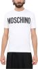 Moschino Logo T shirt Zra0702 2039 1001 , Wit, Heren online kopen