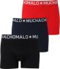 Muchachomalo Boxershorts 3 pack 1322 , Zwart, Heren online kopen