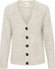 My Essential Wardrobe gemêleerd gebreid vest met wol lichtgrijs online kopen