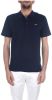 Paul & Shark Cop1013 polo shirt in organic cotton pique with shark badge online kopen