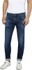 Replay Jeans anbass hyperflex slim fit dark blue(m914 .000.661 e05 007 ) online kopen