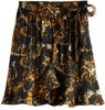 Scotch & Soda 163704 0217 printed wrap over recycled polyester mini skirt combo a online kopen