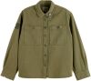 Scotch & Soda Military overhemd met print online kopen