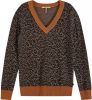 Scotch & Soda Gebreide trui met lange mouwen van een wol-katoenmix online kopen