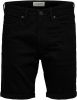 SELECTED HOMME regular fit jeans short zwart online kopen