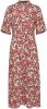 Soaked In Luxury gebloemde blousejurk Indiana Rafina rood/wit/ecru online kopen
