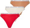 Tommy Hilfiger Underwear Stringpants met logo tailleband(set, 3 stuks, Set van 3 ) online kopen