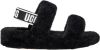 Ugg Oh Yeah Slide Sandalen voor Dames in Black,, Shearling online kopen