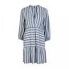 Y.A.S gestreepte jurk blauw/wit online kopen