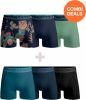 Muchachomalo Men 3 Pack + 3 Pack boxer shorts print/solid online kopen