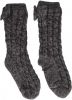 Ugg Laila Bow Fleece Lined Sock voor Dames in Dark Ice/Silver online kopen