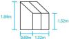 Royal Well | Wallgarden 42 ,groen gecoat, veiligheidsglas 3mm online kopen