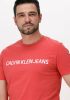 Calvin Klein Oranje T shirt Institutional Logo Slim Ss Tee online kopen