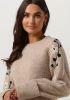 Fabienne Chapot Bodil fijngebreide trui in wolblend met borduring online kopen