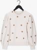 Fabienne Chapot gebloemde sweater Lin ecru/olijfgroen online kopen