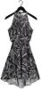 Michael Kors Witte Mini Jurk Palm Chain Neck Dress online kopen