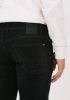 Purewhite Donkergrijze Slim Fit Jeans #the Jone Skinny Fit Jeans With Subtle Damaging Spots And Black Paint SplAshes online kopen