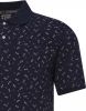 Scotch & Soda Donkerblauwe Casual Overhemd Printed Pique Polo In Organic Cotton online kopen