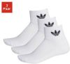 Adidas Originals Kousen Mid Enkel 3 Pak Wit/Zwart online kopen
