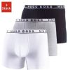 Boss Lange boxershort Boxer Brief 3P met in kleur bijpassende weefband(3 stuks ) online kopen