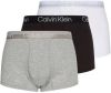 Calvin Klein Boxershorts trunk 3pack white/black/grey(000nb2970a uw5 ) online kopen