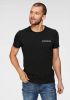 Calvin klein JEANS slim fit T shirt CHEST INSTITUTIONAL met logo zwart online kopen