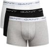 Gant Multifarget 3 Pack Trunk Cotton Stretch Boxere , Blauw, Heren online kopen