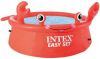 Intex Opblaaszwembad 26100np Happy Crab 183 X 51 Cm Rood online kopen