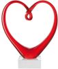 Leonardo Sculptuur hart rood 23 cm online kopen