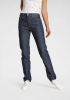 Levi's 501 Original high waist straight leg jeans met donkere wassing online kopen