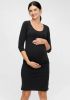 MAMALICIOUS zwangerschapsjurk LEA met biologisch katoen zwart online kopen