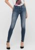 ONLY skinny jeans ONLBLUSH blue grey denim regular online kopen