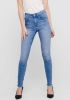 Only Onlblush MID SK ANK RAW BB Rea4347 : Light Blue Denim | Freewear Jeans online kopen