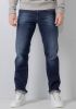 Petrol Industries slim fit jeans SEAHAM TRACKER met riem 9703 dusty silver online kopen