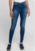 TOMMY JEANS Skinny fit jeans NORA MR SKNY met logobadge & borduursels online kopen
